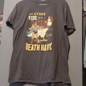 Funko POP Son of Zorn T-Shirt Mens Large Gray  My Other Ride Is A Death Hawk